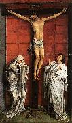 Rogier van der Weyden Christus on the Cross with Mary and St John oil painting artist